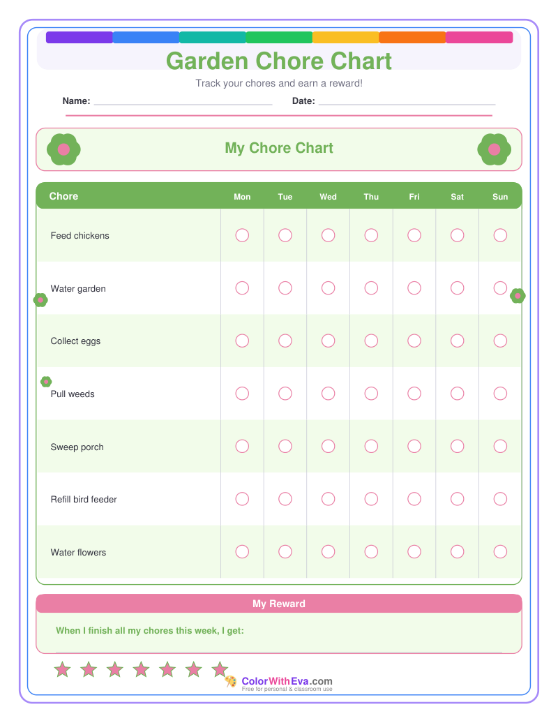 Garden Chore Chart preview