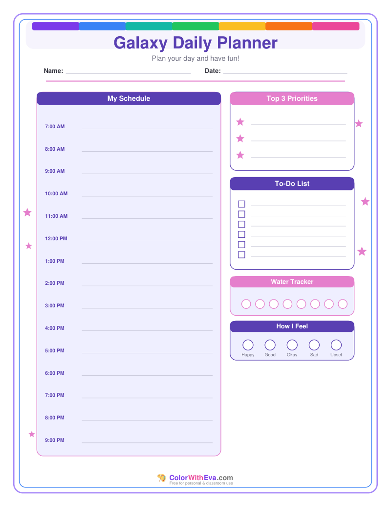 Galaxy Daily Planner preview