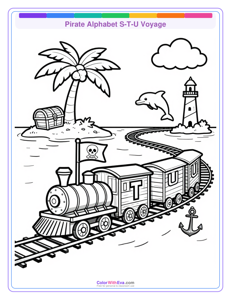 Pirate Alphabet S-T-U Voyage thumbnail