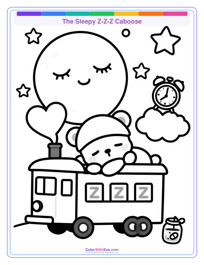 The Sleepy Z-Z-Z Caboose thumbnail