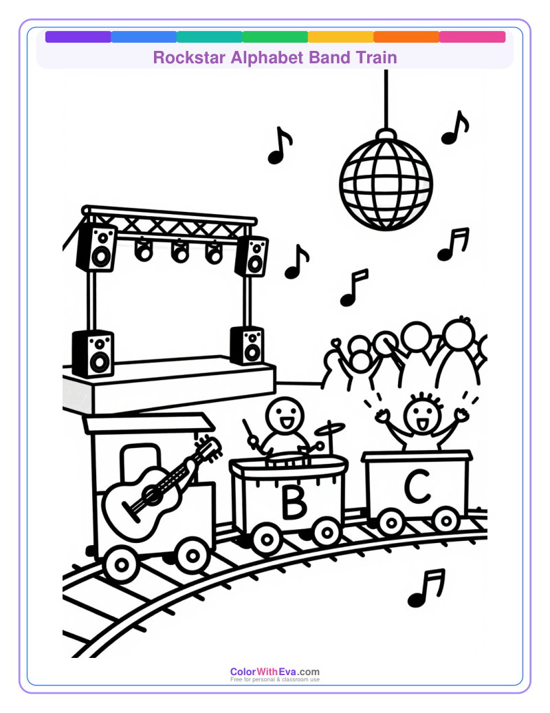 Rockstar Alphabet Band Train thumbnail