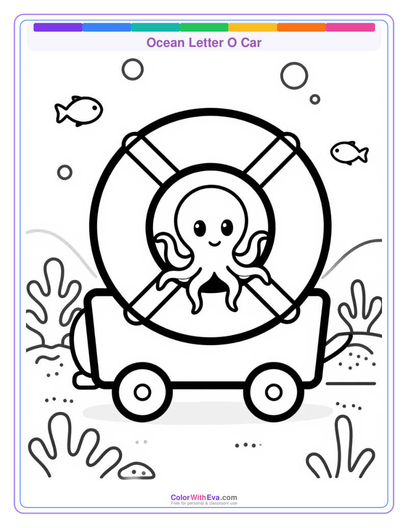 Ocean Letter O Car preview