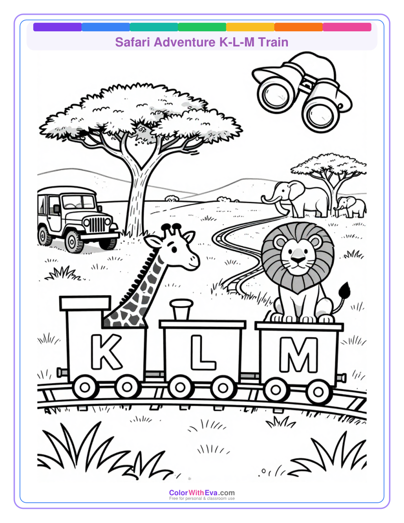 Safari Adventure K-L-M Train thumbnail