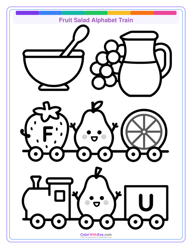 Fruit Salad Alphabet Train thumbnail