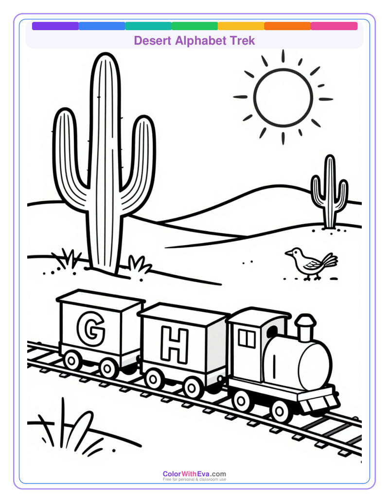 Desert Alphabet Trek preview