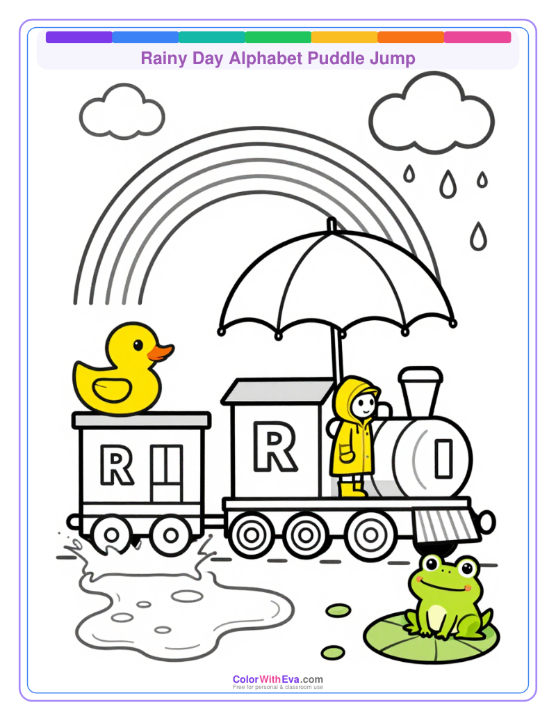 Rainy Day Alphabet Puddle Jump thumbnail