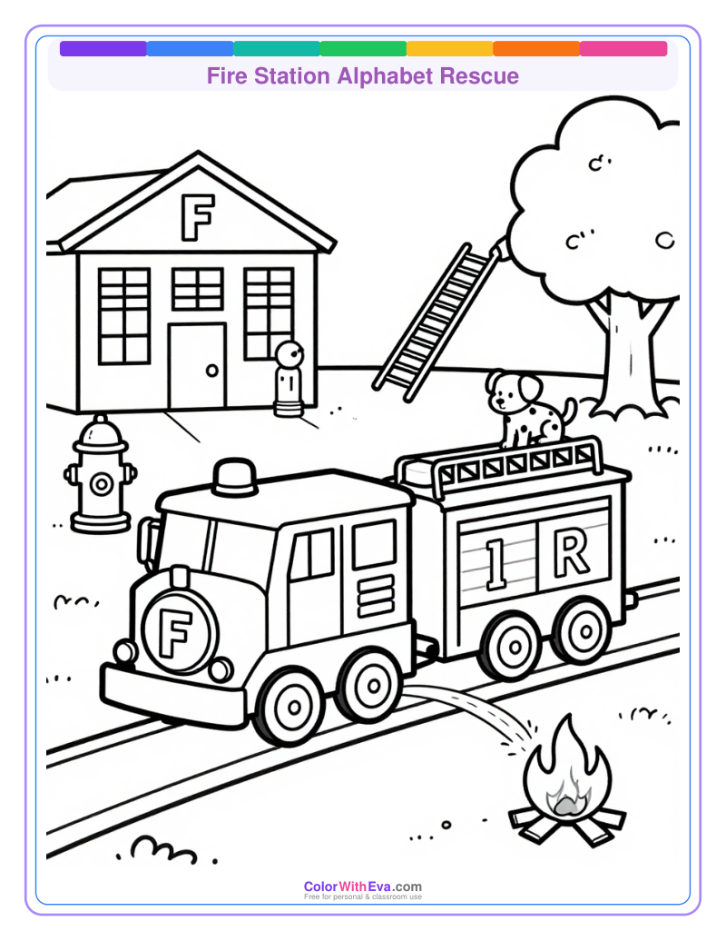 Fire Station Alphabet Rescue thumbnail