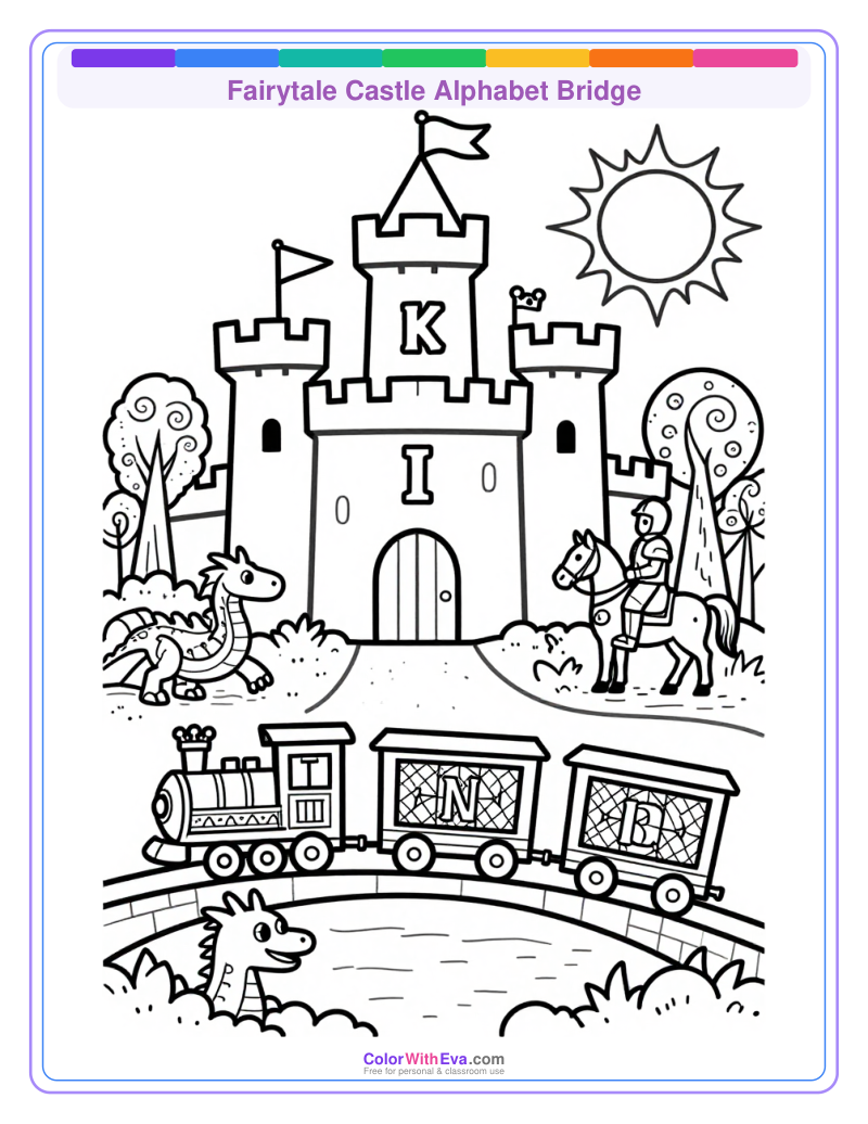 Fairytale Castle Alphabet Bridge thumbnail