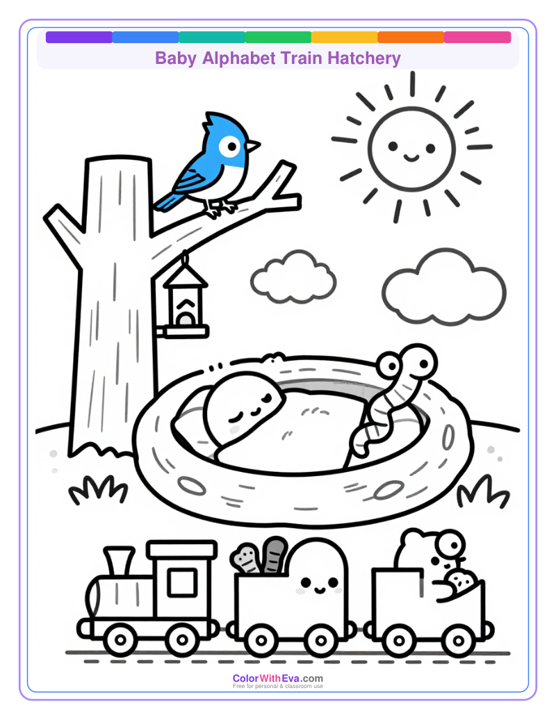 Baby Alphabet Train Hatchery thumbnail