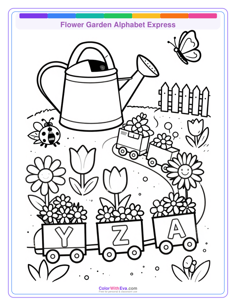 Flower Garden Alphabet Express preview