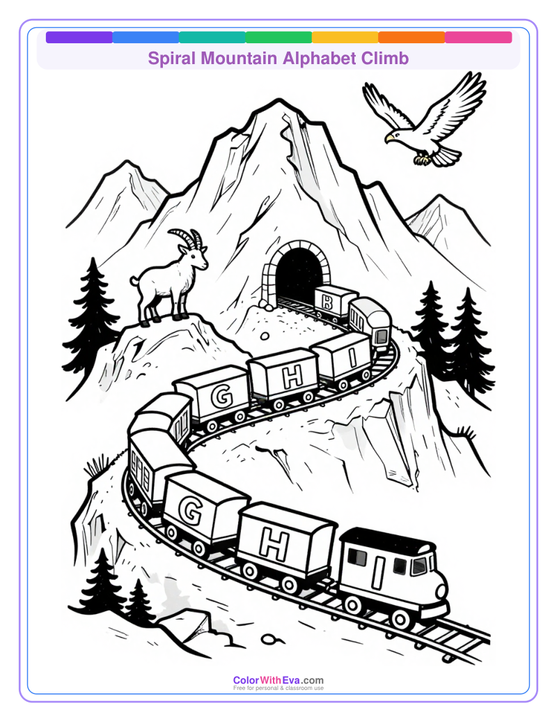 Spiral Mountain Alphabet Climb preview