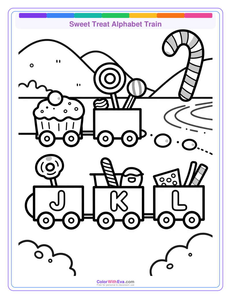Sweet Treat Alphabet Train preview