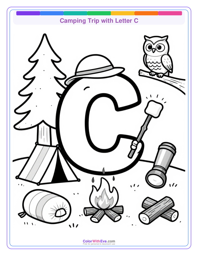 Camping Trip with Letter C thumbnail