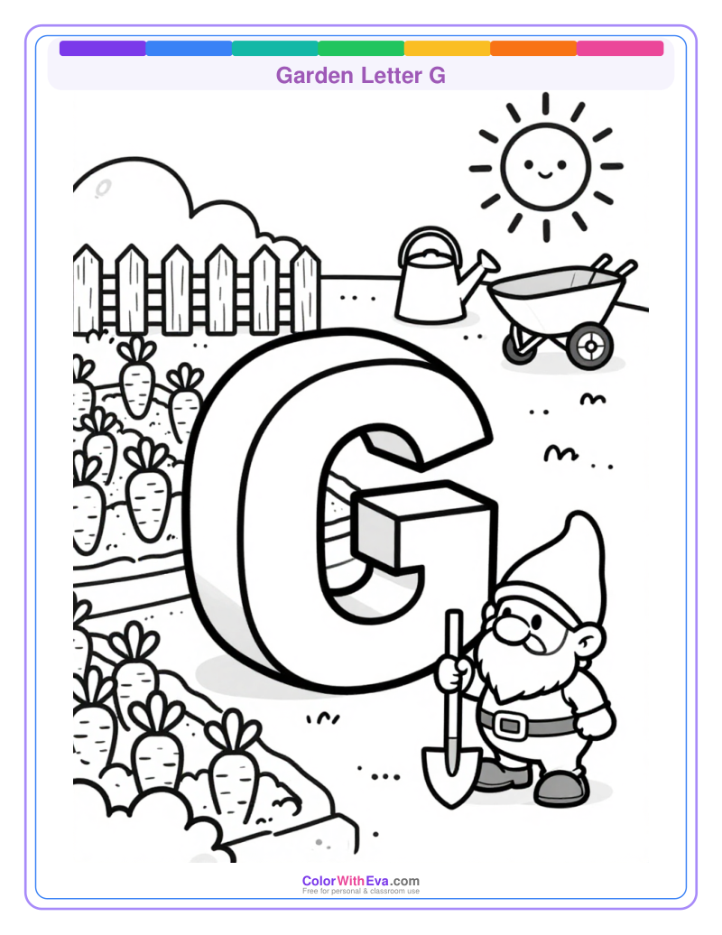 Garden Letter G preview
