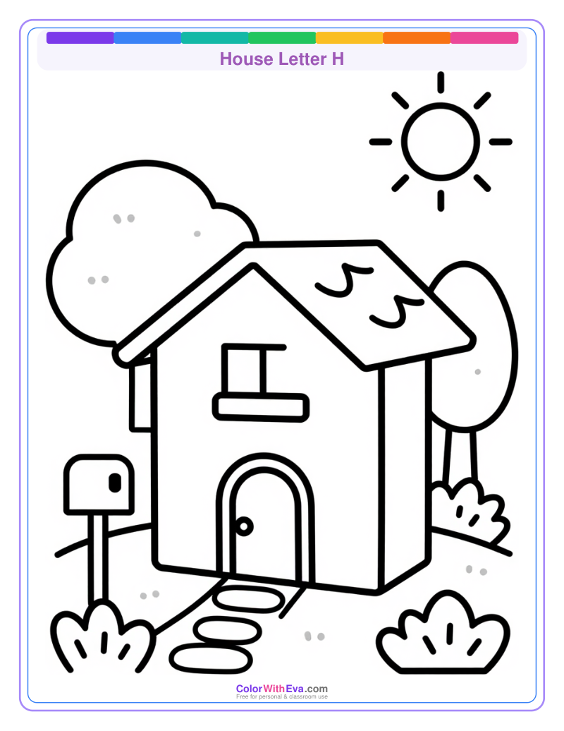 House Letter H preview