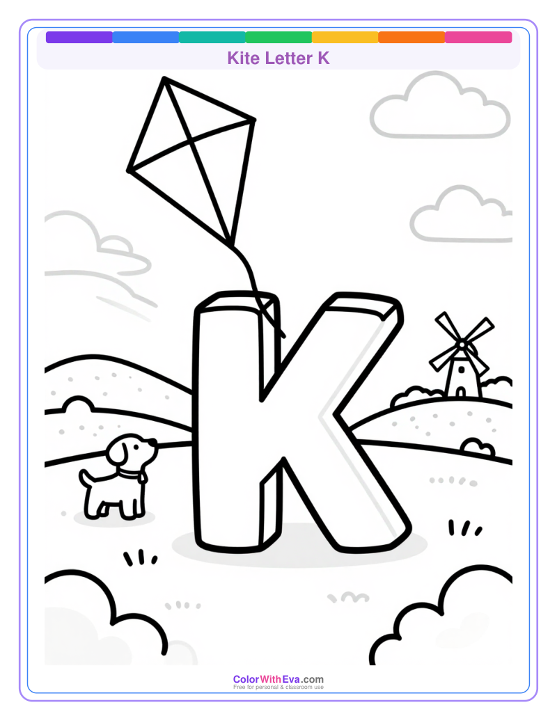Kite Letter K preview