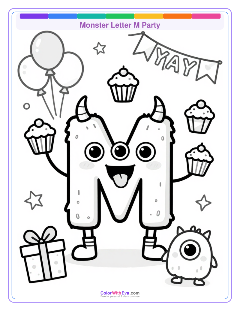 Monster Letter M Party thumbnail