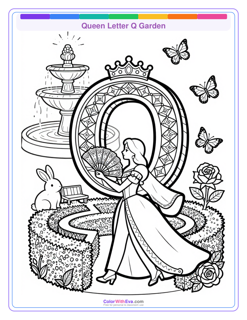 Queen Letter Q Garden thumbnail