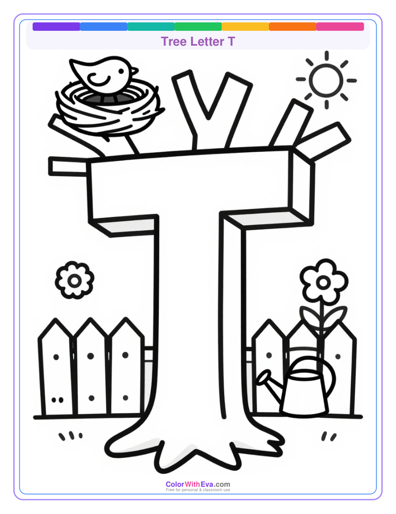 Tree Letter T preview