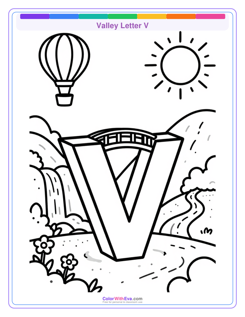 Valley Letter V preview