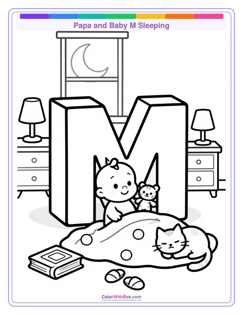 Papa and Baby M Sleeping thumbnail