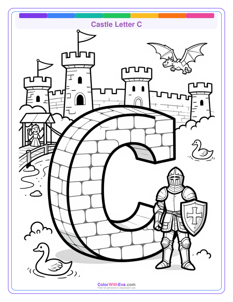 Castle Letter C preview