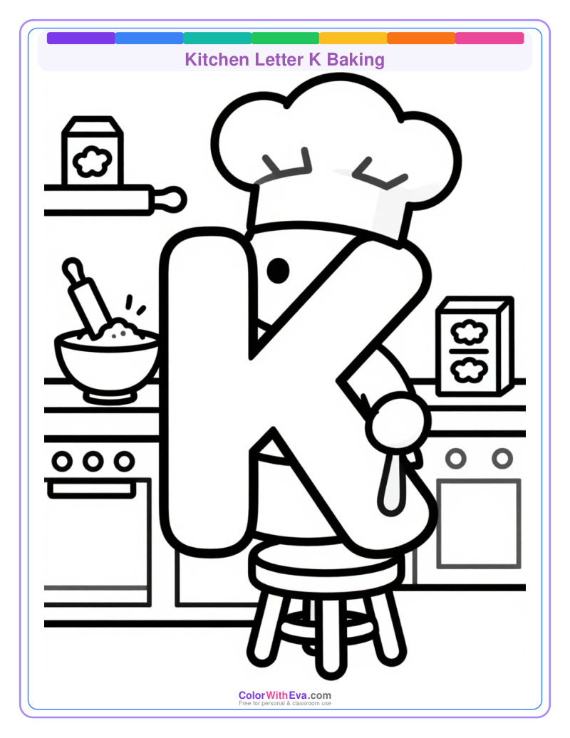 Kitchen Letter K Baking thumbnail
