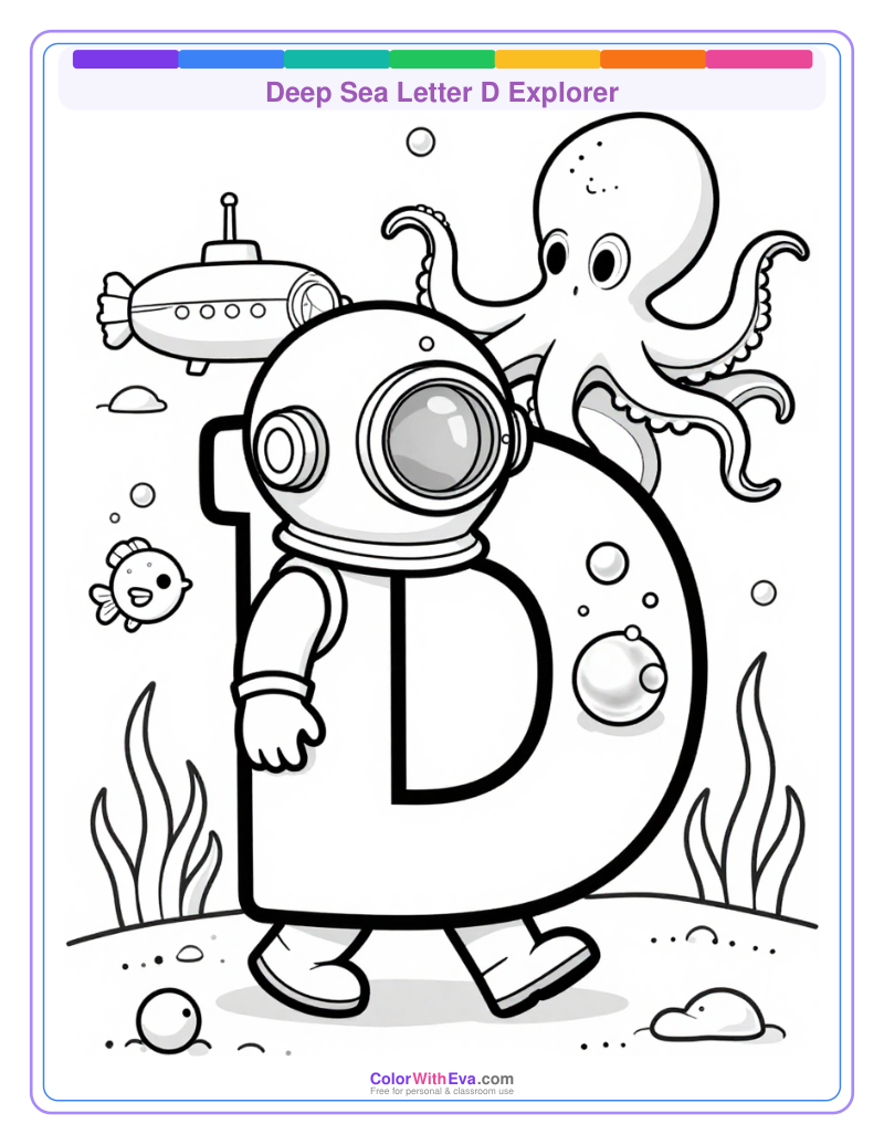 Deep Sea Letter D Explorer thumbnail