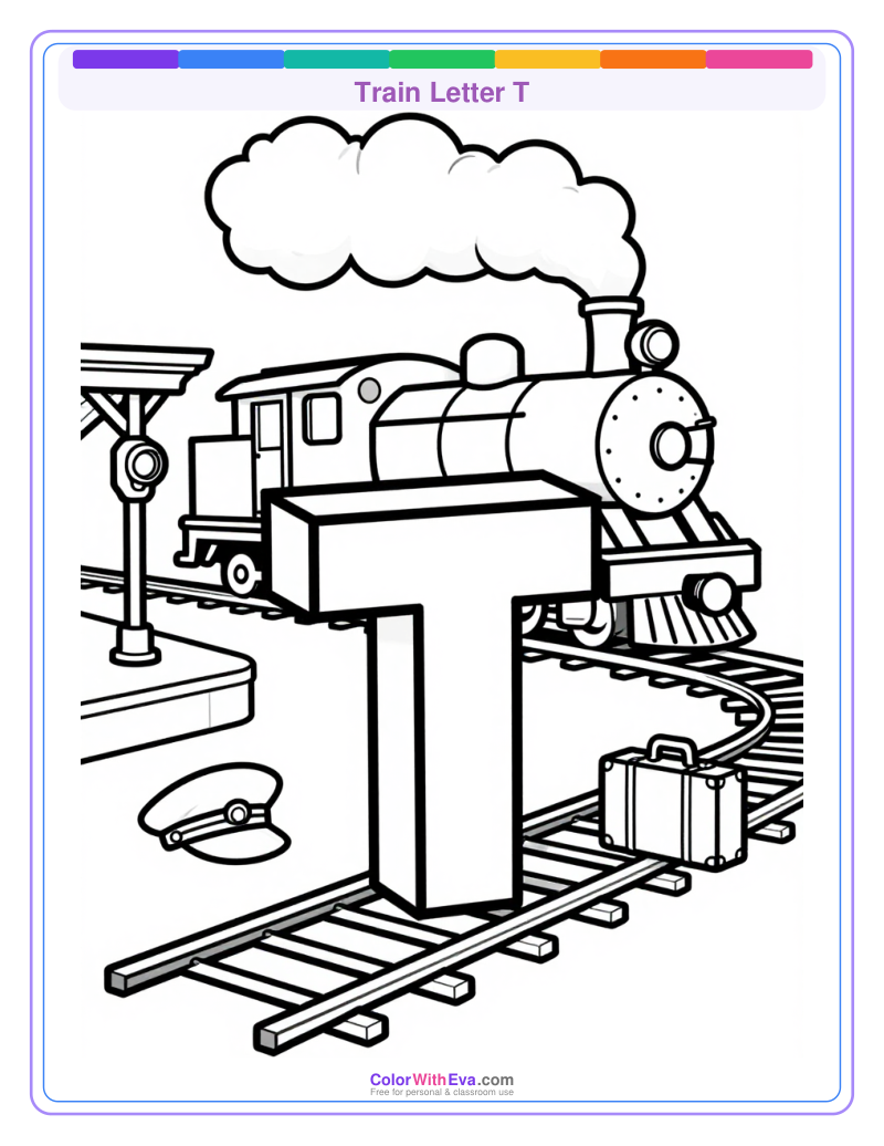 Train Letter T preview