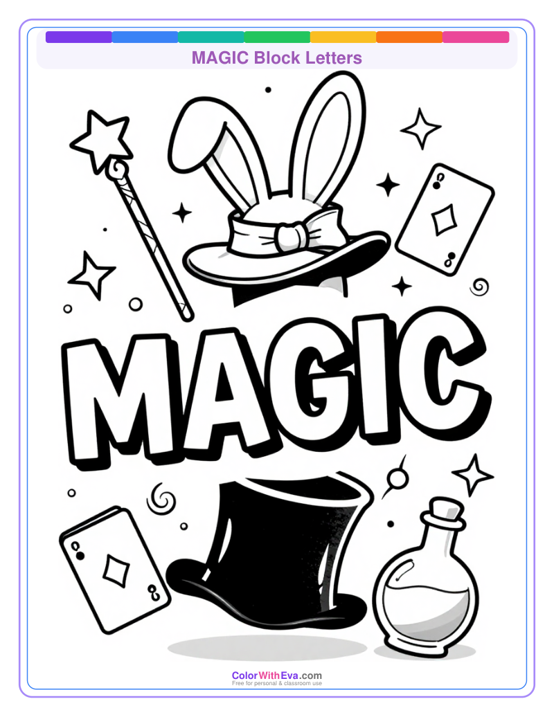 MAGIC Block Letters preview