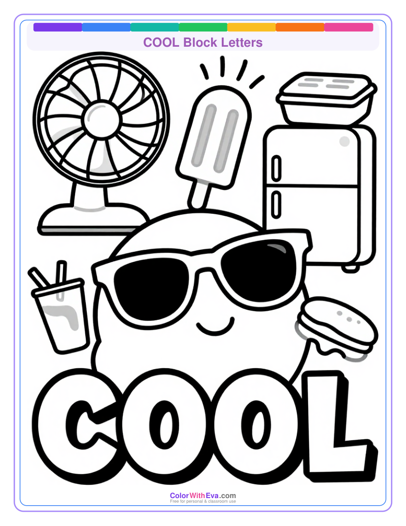 COOL Block Letters preview