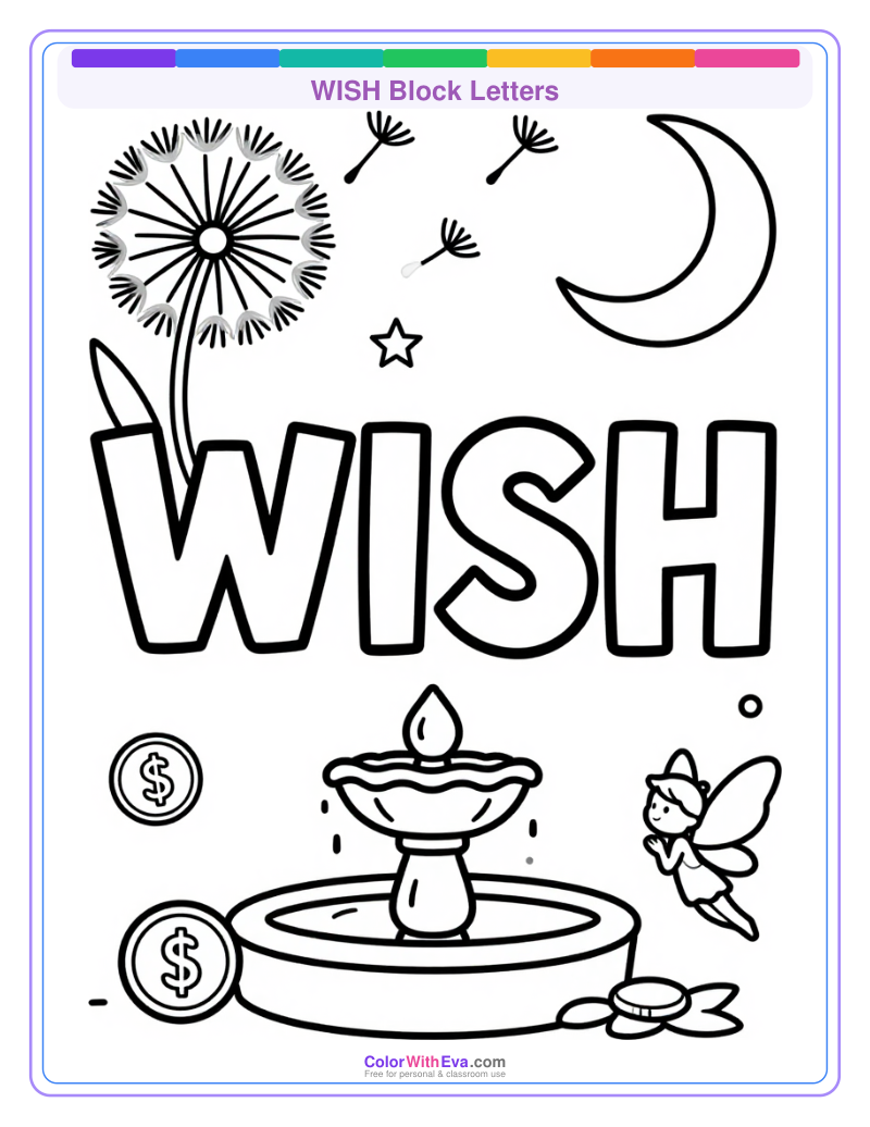 WISH Block Letters preview