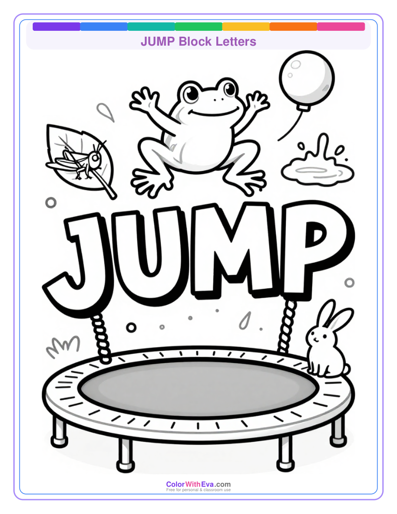 JUMP Block Letters preview