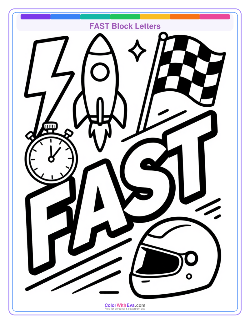 FAST Block Letters preview