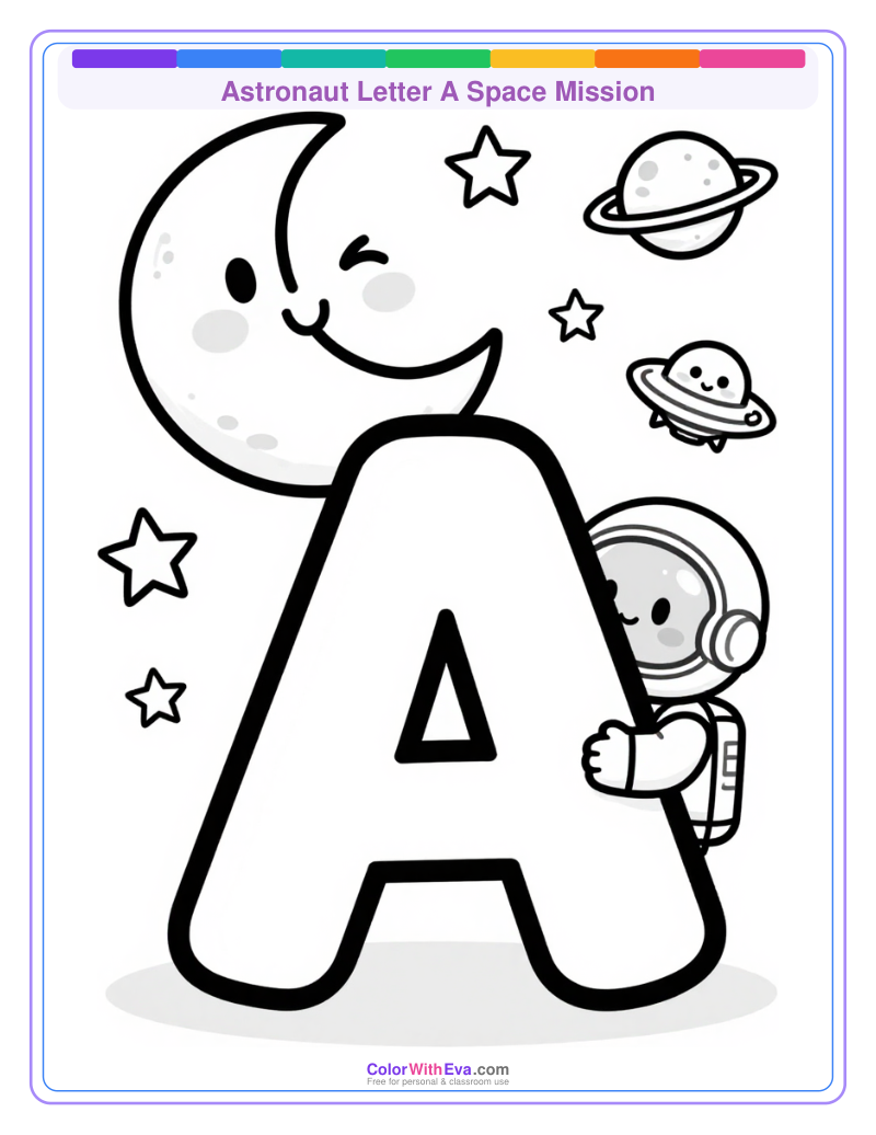 Astronaut Letter A Space Mission thumbnail