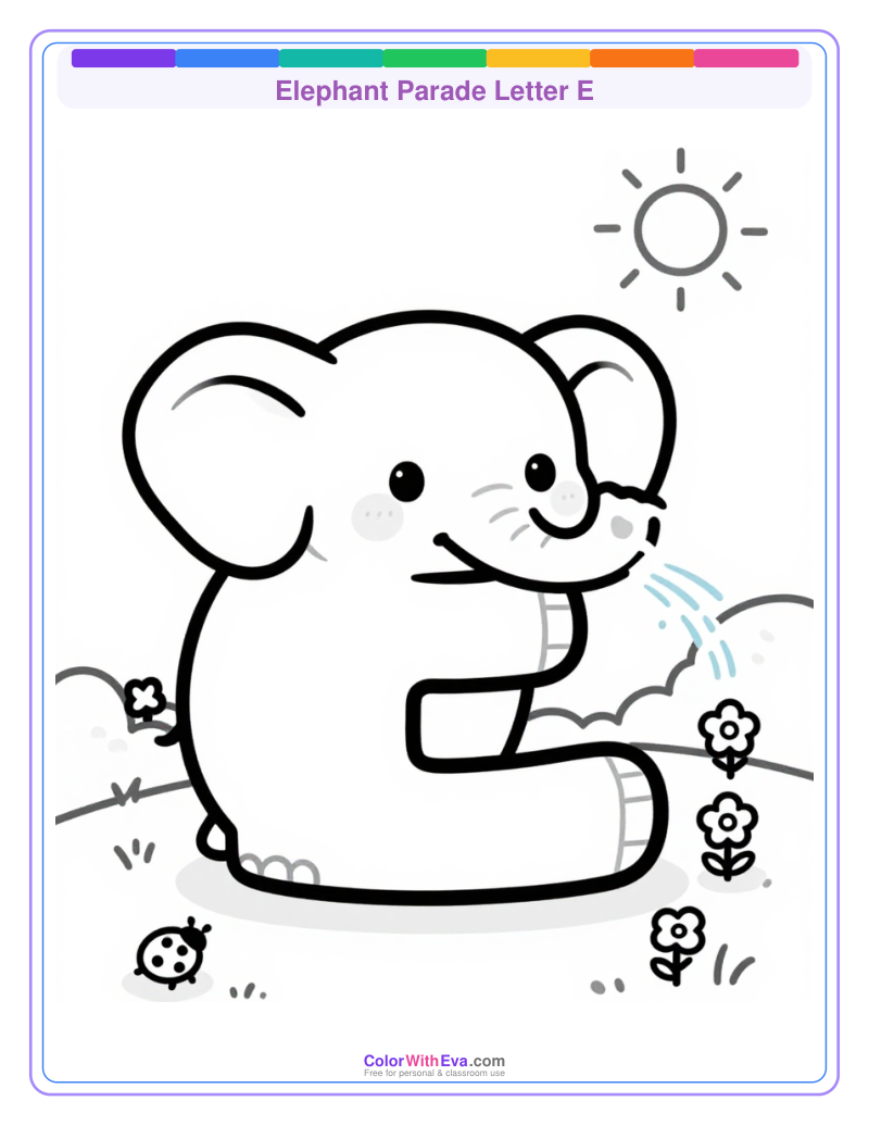 Elephant Parade Letter E thumbnail