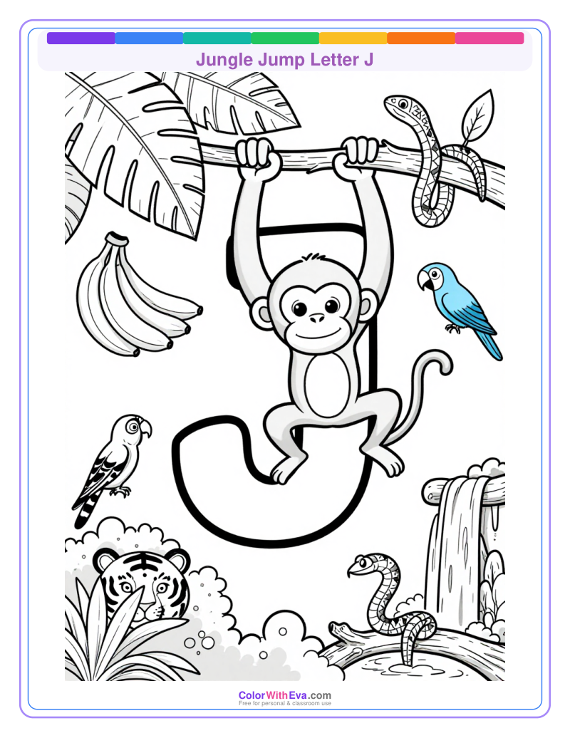 Jungle Jump Letter J thumbnail