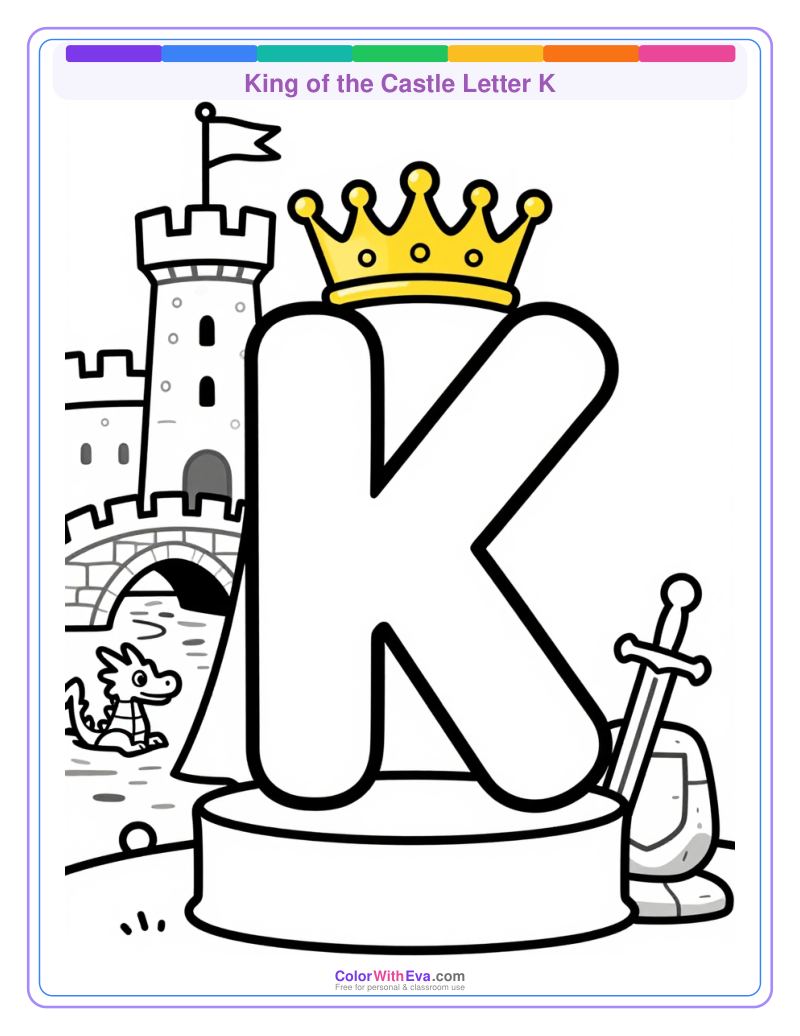 King of the Castle Letter K thumbnail