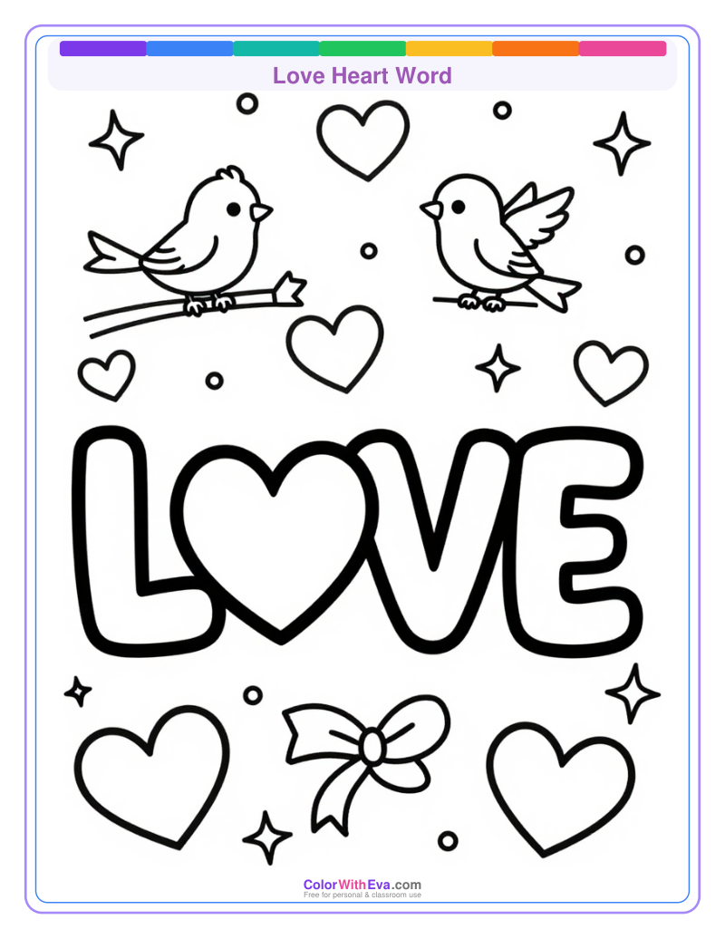 Love Heart Word preview