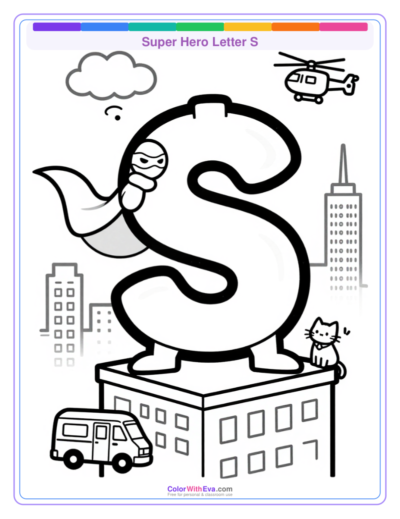 Super Hero Letter S thumbnail