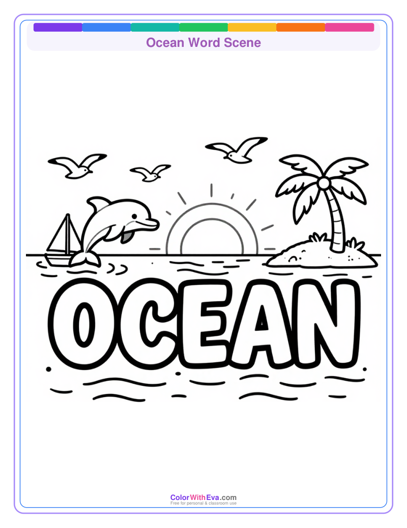 Ocean Word Scene preview