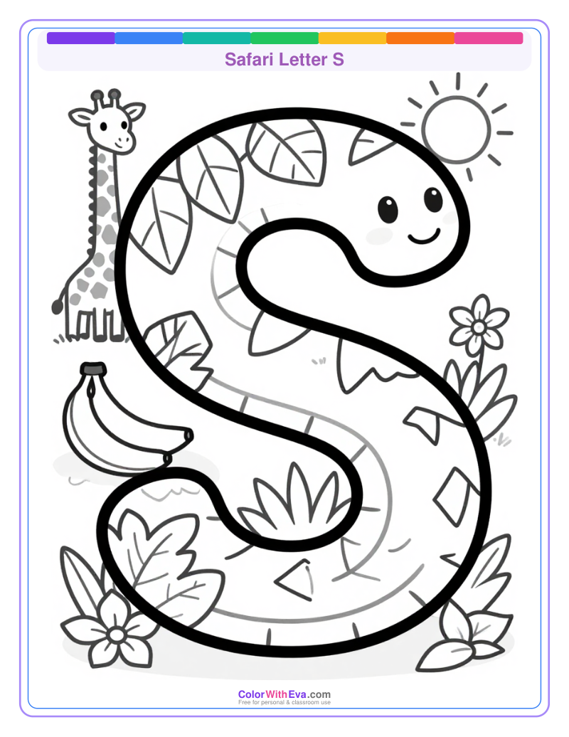 Safari Letter S preview