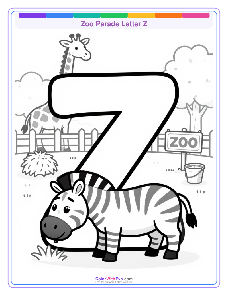 Zoo Parade Letter Z thumbnail