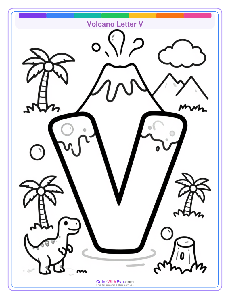 Volcano Letter V preview