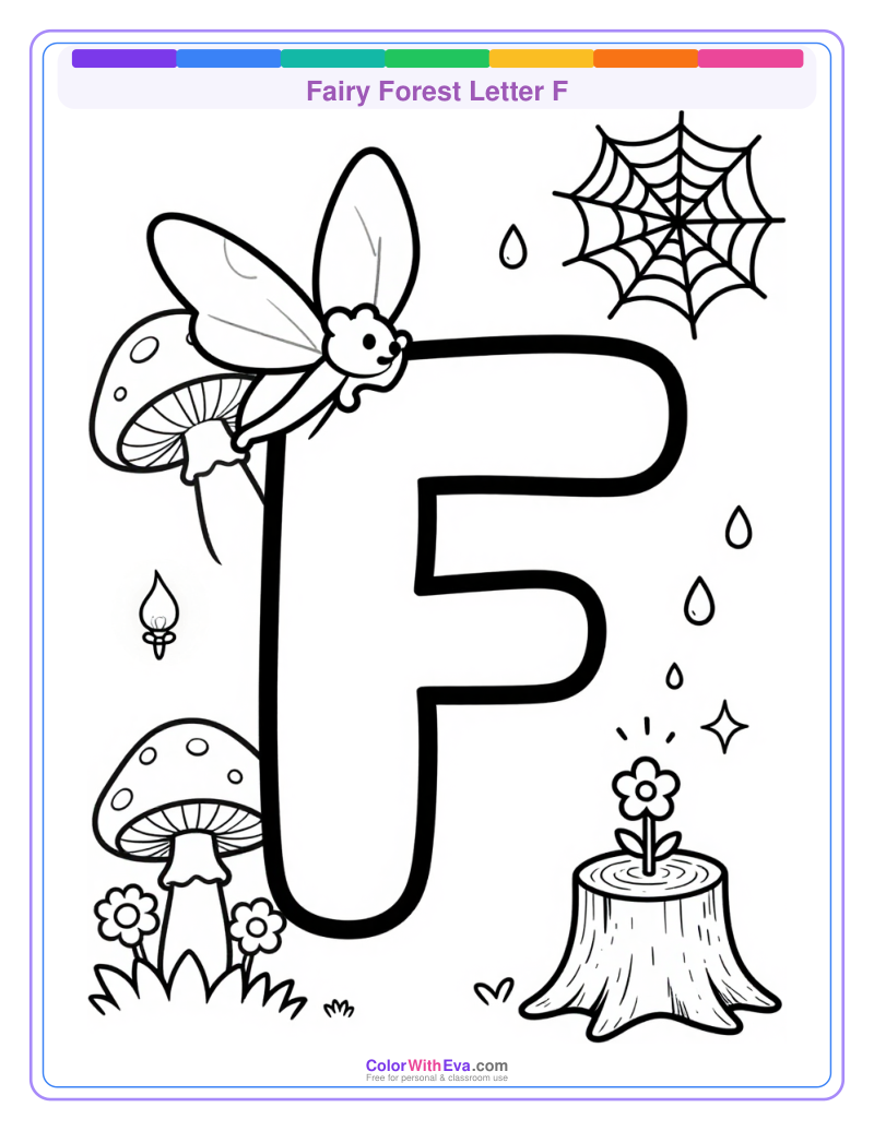 Fairy Forest Letter F thumbnail