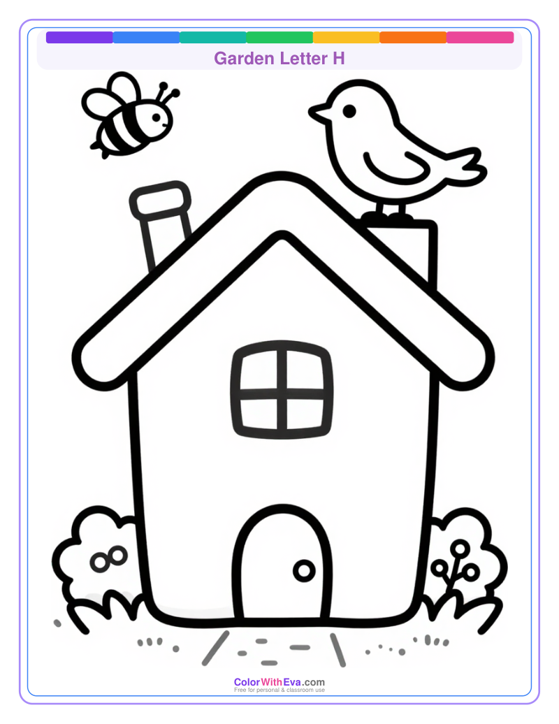 Garden Letter H preview