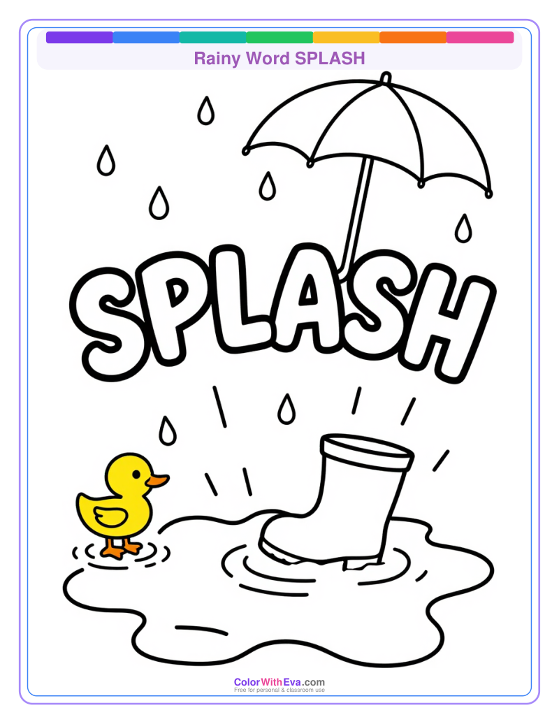 Rainy Word SPLASH preview
