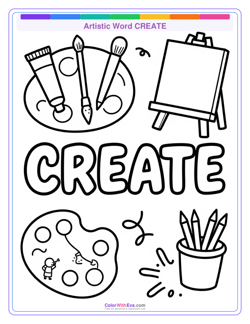 Artistic Word CREATE preview