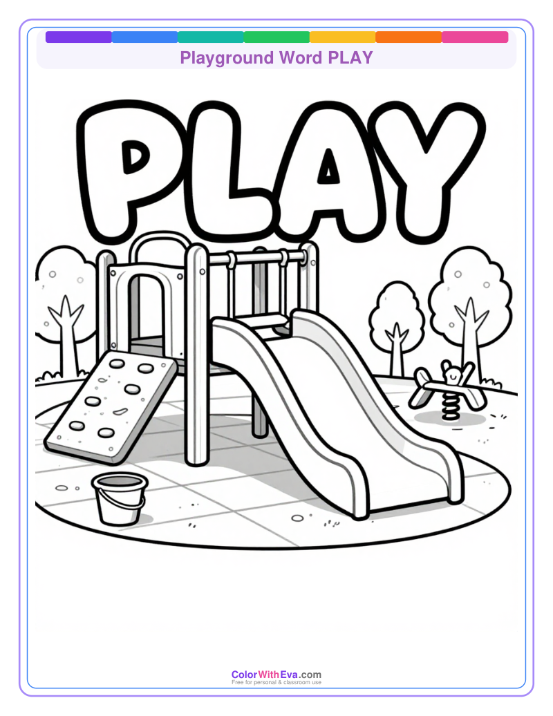 Playground Word PLAY preview