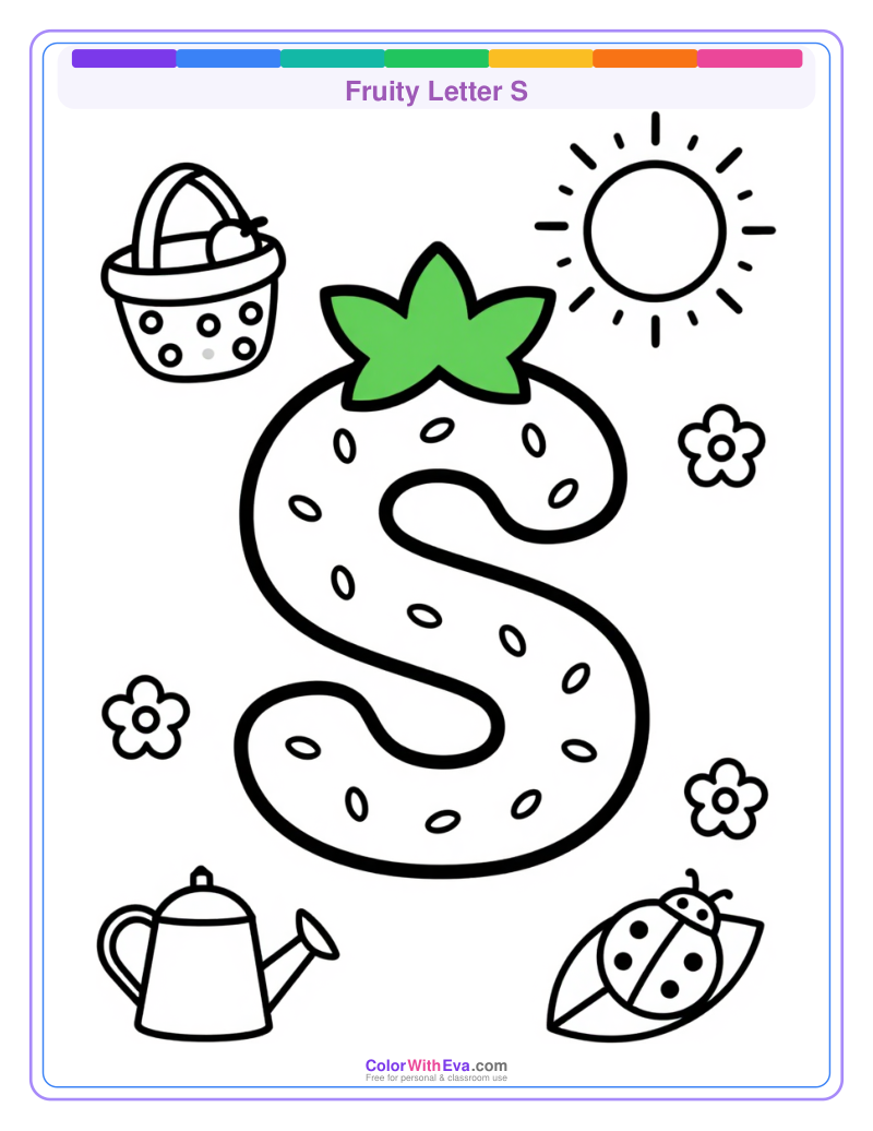 Fruity Letter S preview